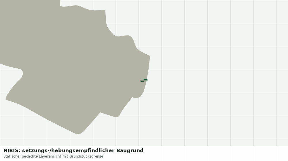Statische Kartenansicht: NIBIS: setzungs-/hebungsempfindlicher Baugrund