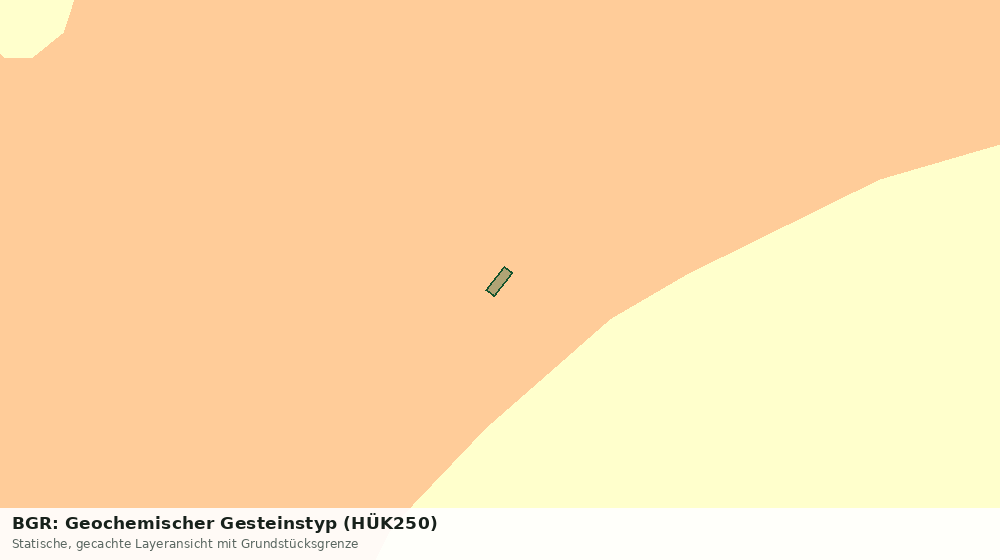 Statische Kartenansicht: BGR: Geochemischer Gesteinstyp (HÜK250)