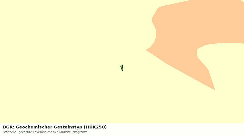 Statische Kartenansicht: BGR: Geochemischer Gesteinstyp (HÜK250)