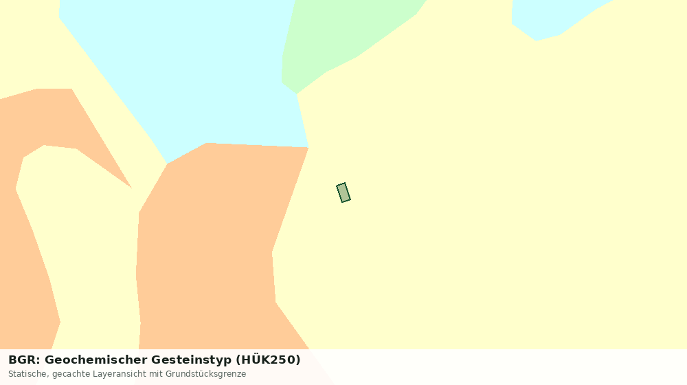 Statische Kartenansicht: BGR: Geochemischer Gesteinstyp (HÜK250)