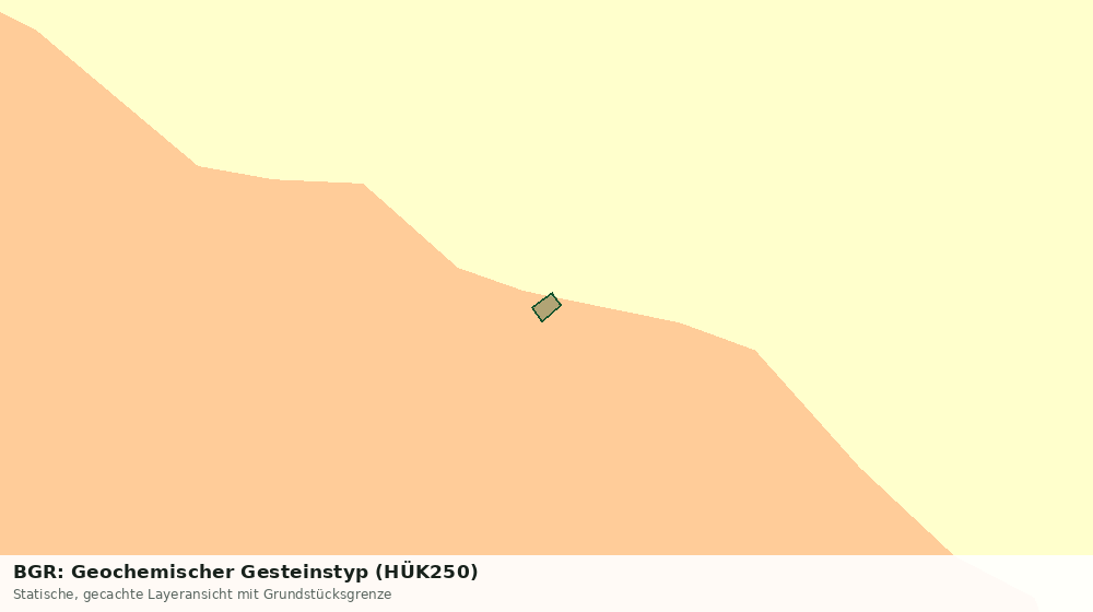 Statische Kartenansicht: BGR: Geochemischer Gesteinstyp (HÜK250)