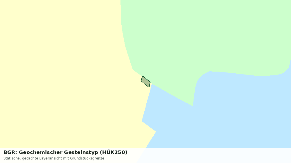 Statische Kartenansicht: BGR: Geochemischer Gesteinstyp (HÜK250)