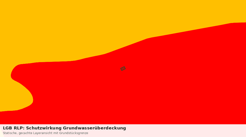 Statische Kartenansicht: LGB RLP: Schutzwirkung Grundwasserüberdeckung