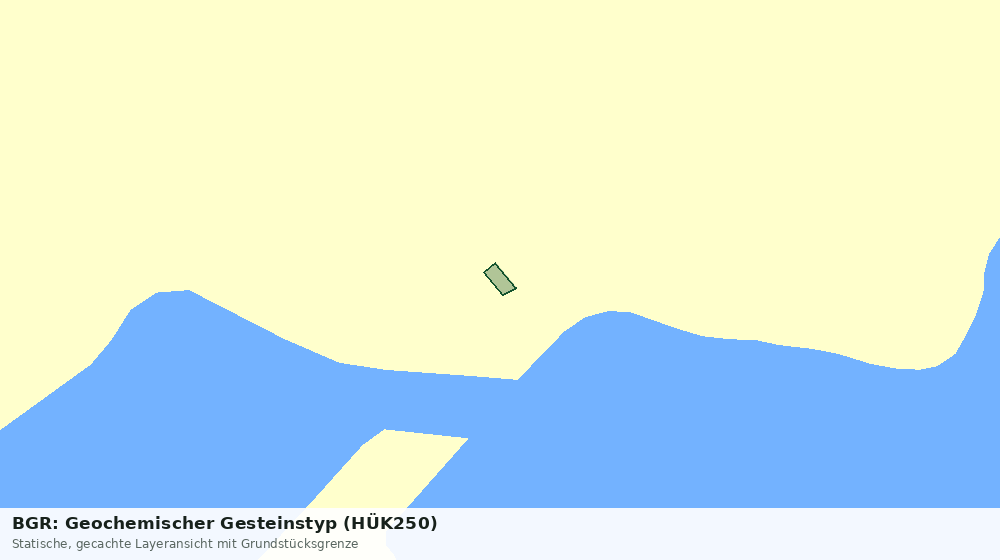 Statische Kartenansicht: BGR: Geochemischer Gesteinstyp (HÜK250)