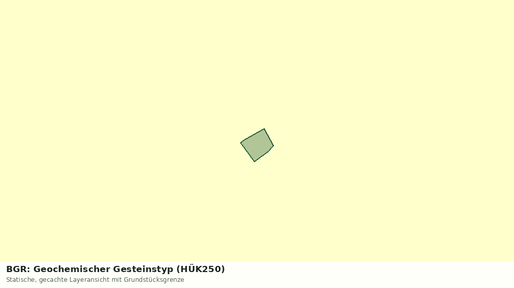 Statische Kartenansicht: BGR: Geochemischer Gesteinstyp (HÜK250)