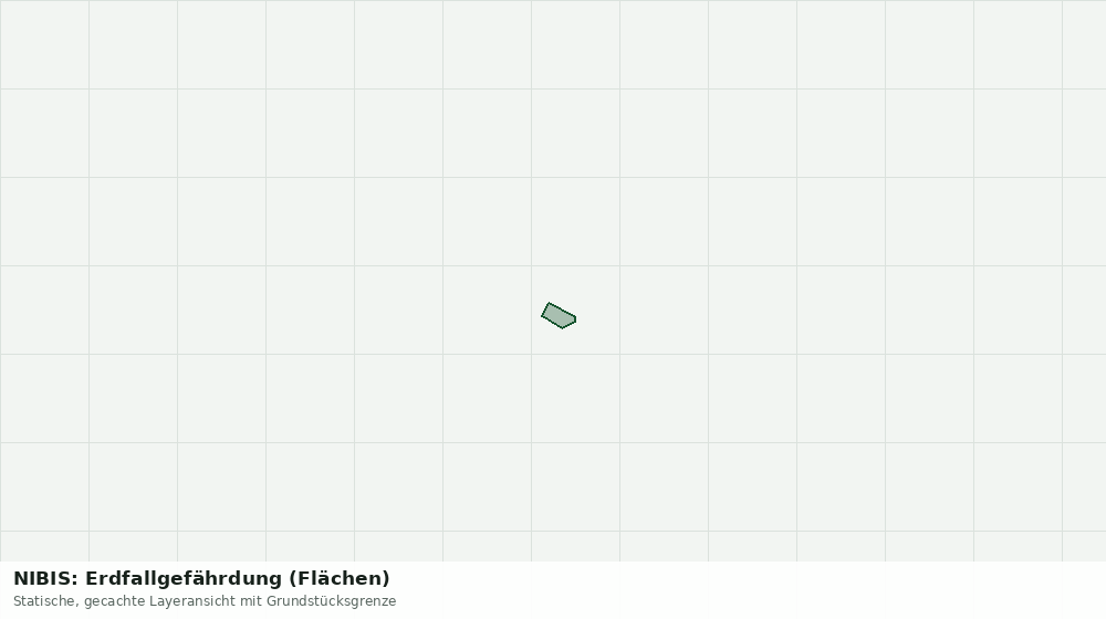 Statische Kartenansicht: NIBIS: Erdfallgefährdung (Flächen)