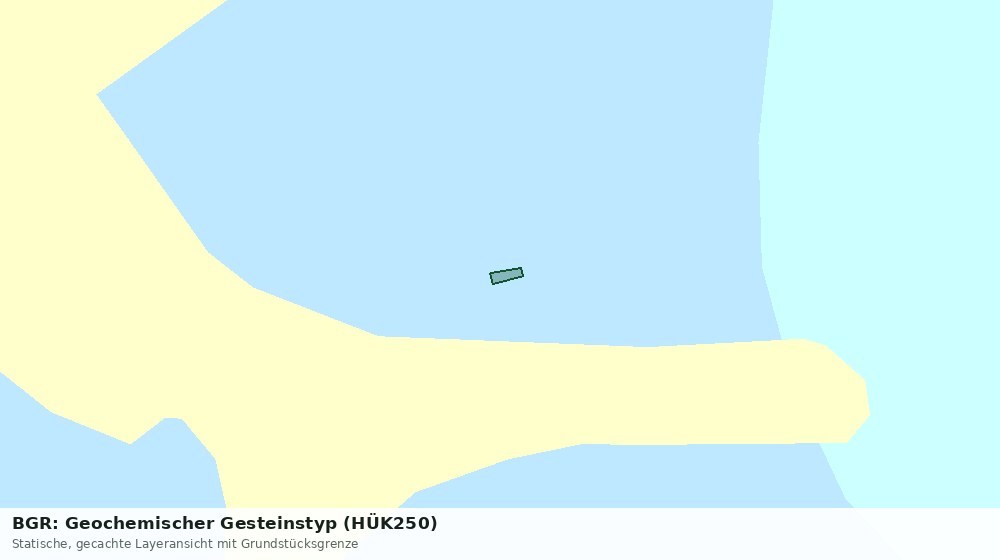Statische Kartenansicht: BGR: Geochemischer Gesteinstyp (HÜK250)