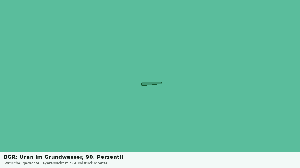 Statische Kartenansicht: BGR: Uran im Grundwasser, 90. Perzentil