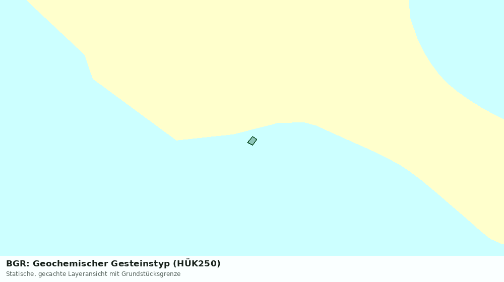 Statische Kartenansicht: BGR: Geochemischer Gesteinstyp (HÜK250)