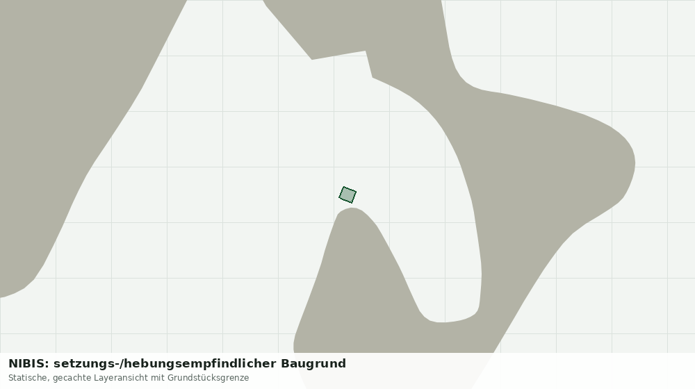 Statische Kartenansicht: NIBIS: setzungs-/hebungsempfindlicher Baugrund