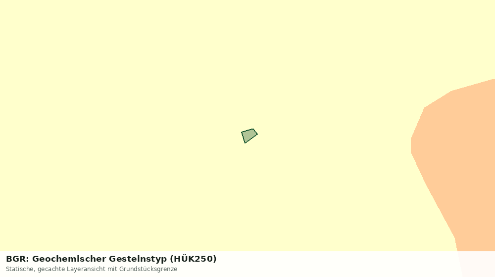 Statische Kartenansicht: BGR: Geochemischer Gesteinstyp (HÜK250)