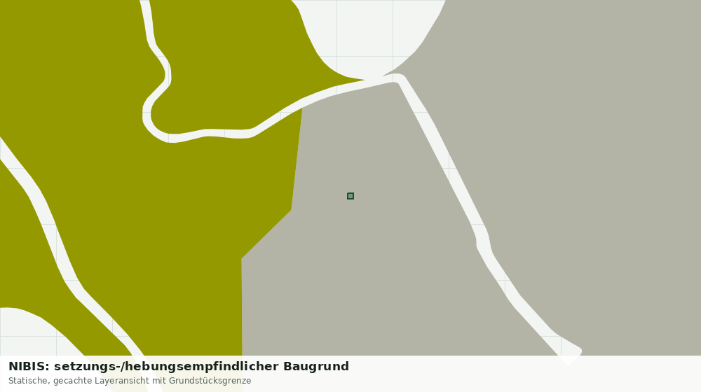 Statische Kartenansicht: NIBIS: setzungs-/hebungsempfindlicher Baugrund