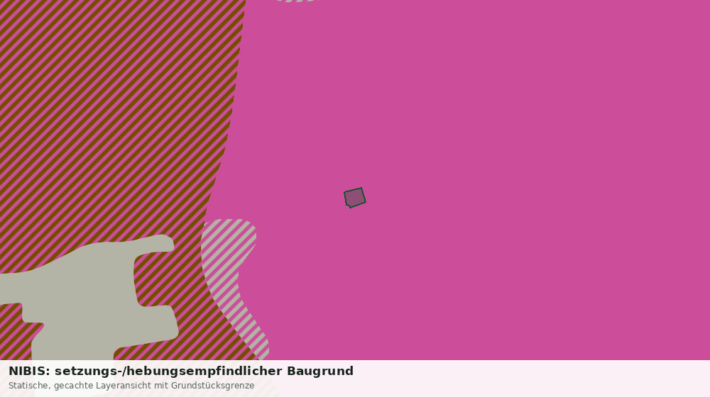Statische Kartenansicht: NIBIS: setzungs-/hebungsempfindlicher Baugrund