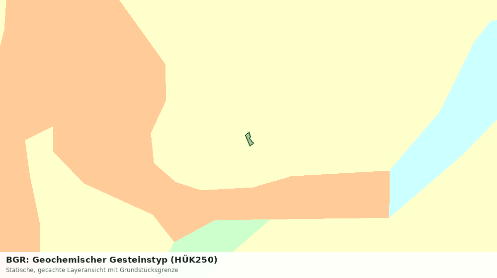 Statische Kartenansicht: BGR: Geochemischer Gesteinstyp (HÜK250)