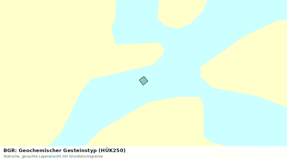 Statische Kartenansicht: BGR: Geochemischer Gesteinstyp (HÜK250)