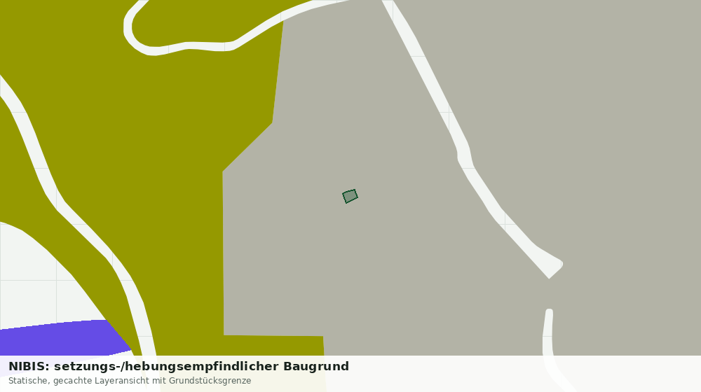 Statische Kartenansicht: NIBIS: setzungs-/hebungsempfindlicher Baugrund