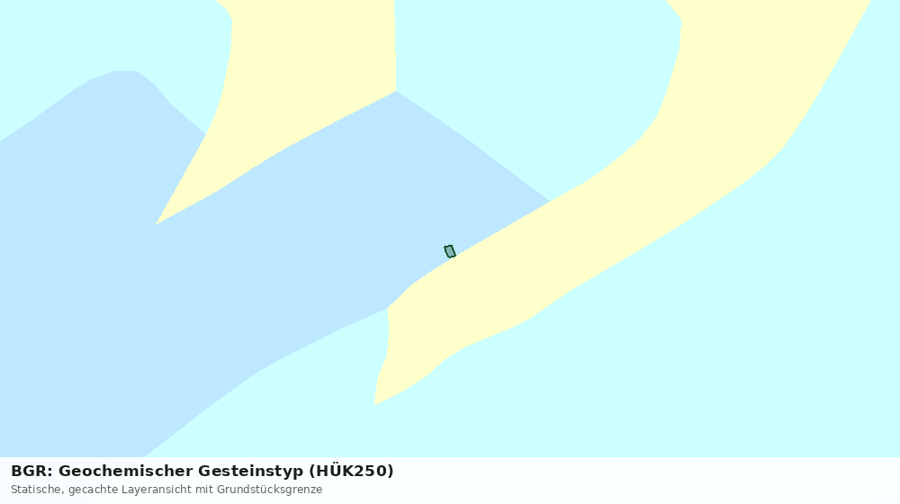Statische Kartenansicht: BGR: Geochemischer Gesteinstyp (HÜK250)