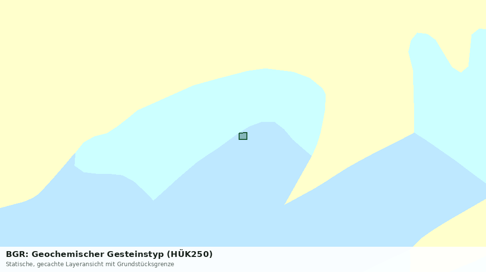 Statische Kartenansicht: BGR: Geochemischer Gesteinstyp (HÜK250)