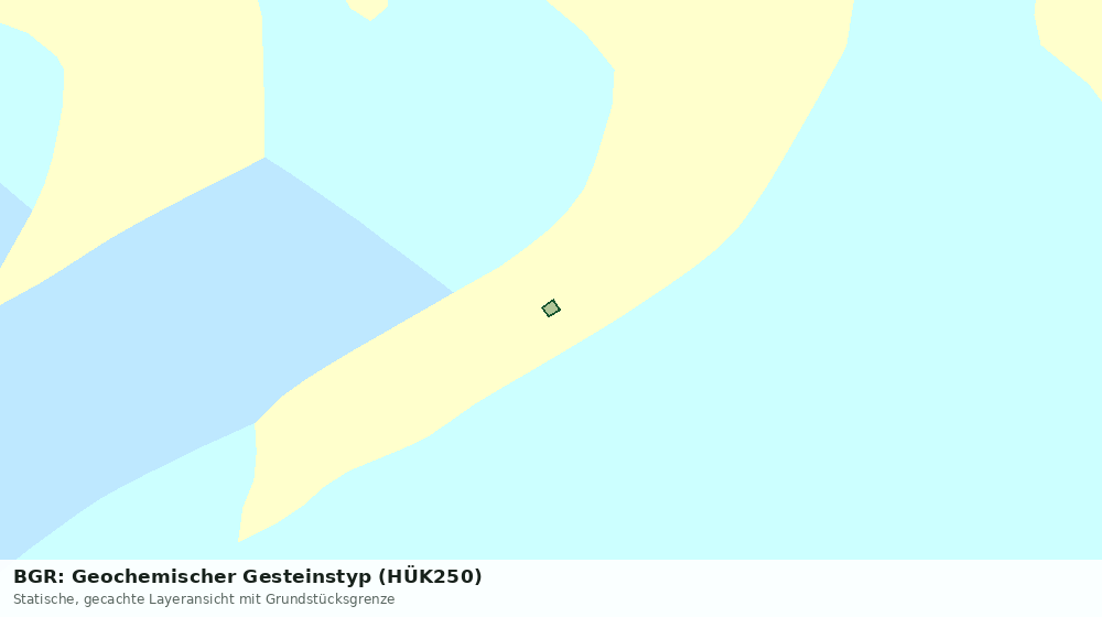 Statische Kartenansicht: BGR: Geochemischer Gesteinstyp (HÜK250)