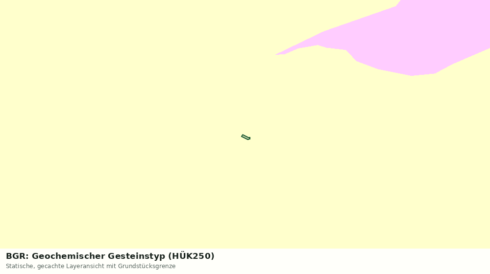 Statische Kartenansicht: BGR: Geochemischer Gesteinstyp (HÜK250)