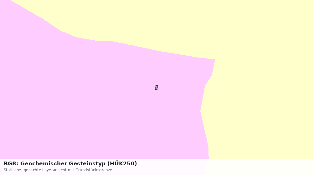 Statische Kartenansicht: BGR: Geochemischer Gesteinstyp (HÜK250)