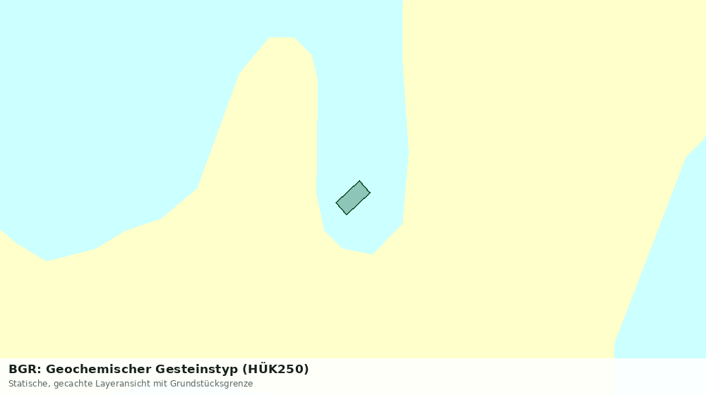Statische Kartenansicht: BGR: Geochemischer Gesteinstyp (HÜK250)