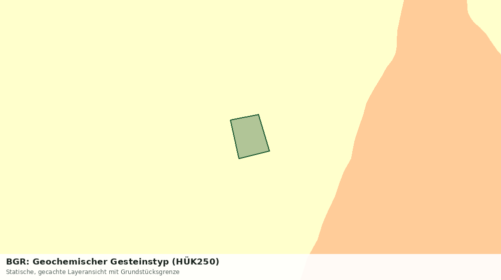 Statische Kartenansicht: BGR: Geochemischer Gesteinstyp (HÜK250)