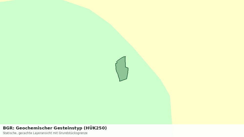 Statische Kartenansicht: BGR: Geochemischer Gesteinstyp (HÜK250)