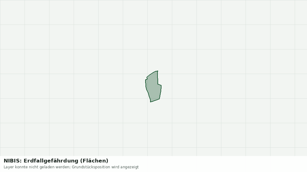 Statische Kartenansicht: NIBIS: Erdfallgefährdung (Flächen)