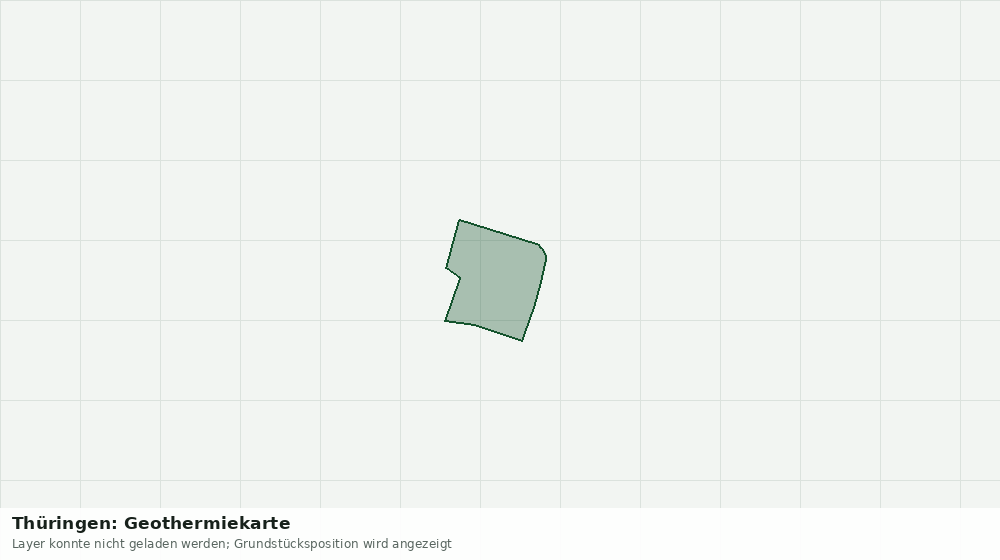 Statische Kartenansicht: Thüringen: Geothermiekarte