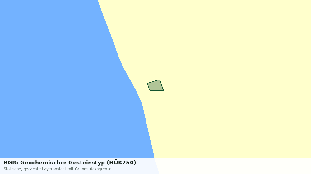 Statische Kartenansicht: BGR: Geochemischer Gesteinstyp (HÜK250)