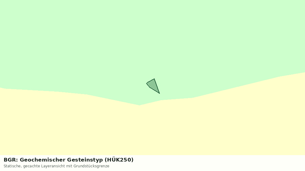 Statische Kartenansicht: BGR: Geochemischer Gesteinstyp (HÜK250)