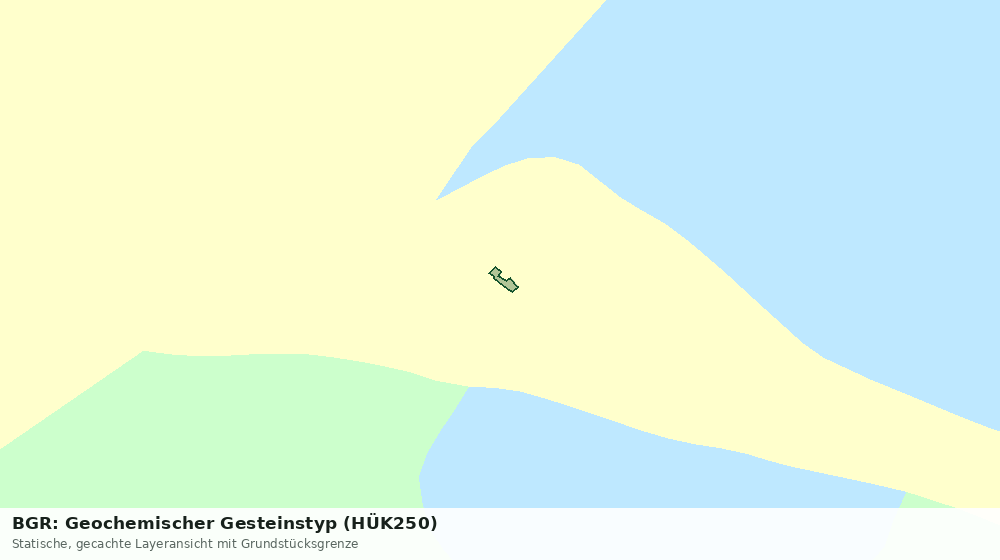 Statische Kartenansicht: BGR: Geochemischer Gesteinstyp (HÜK250)