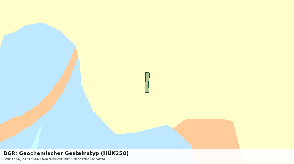 Statische Kartenansicht: BGR: Geochemischer Gesteinstyp (HÜK250)