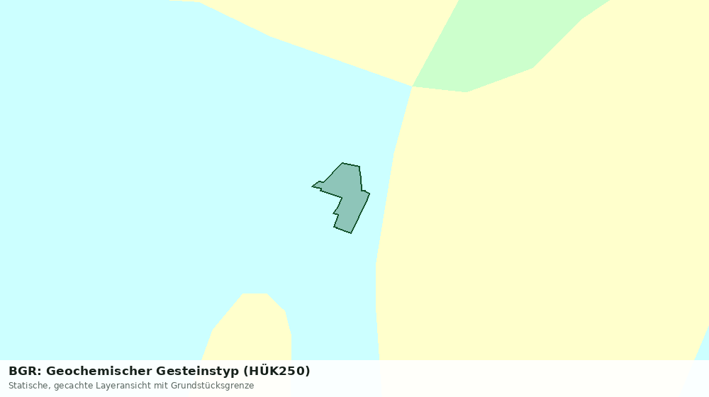 Statische Kartenansicht: BGR: Geochemischer Gesteinstyp (HÜK250)