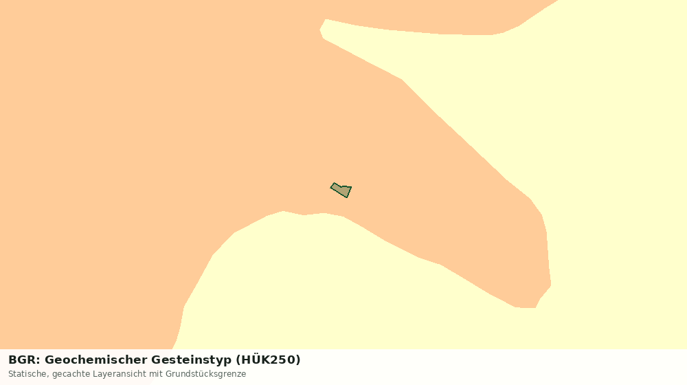 Statische Kartenansicht: BGR: Geochemischer Gesteinstyp (HÜK250)