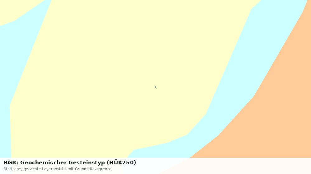 Statische Kartenansicht: BGR: Geochemischer Gesteinstyp (HÜK250)