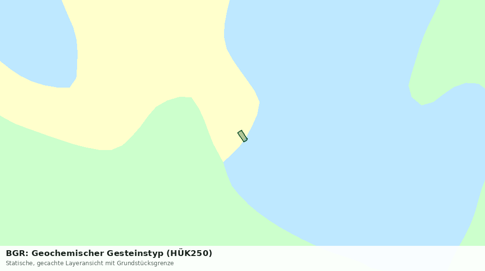 Statische Kartenansicht: BGR: Geochemischer Gesteinstyp (HÜK250)
