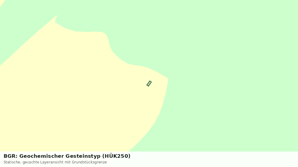 Statische Kartenansicht: BGR: Geochemischer Gesteinstyp (HÜK250)