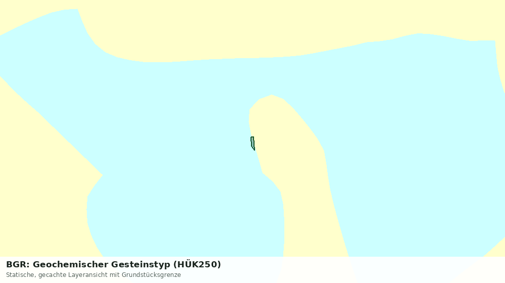 Statische Kartenansicht: BGR: Geochemischer Gesteinstyp (HÜK250)