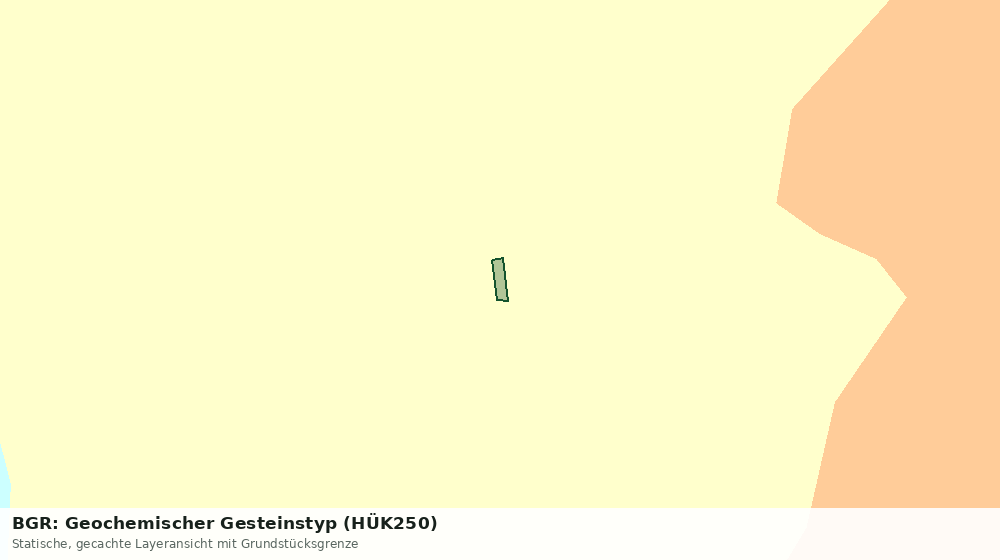 Statische Kartenansicht: BGR: Geochemischer Gesteinstyp (HÜK250)