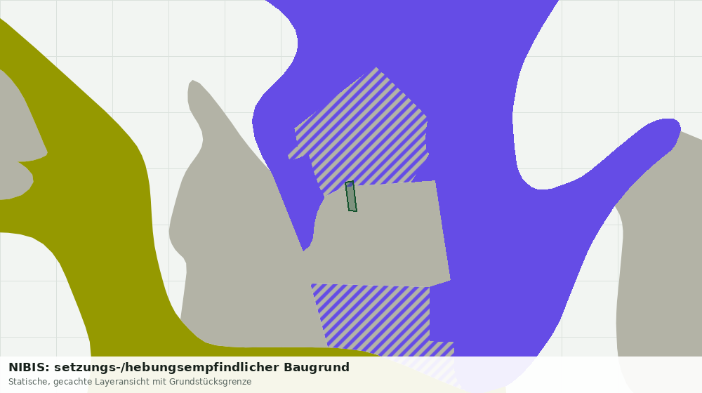 Statische Kartenansicht: NIBIS: setzungs-/hebungsempfindlicher Baugrund