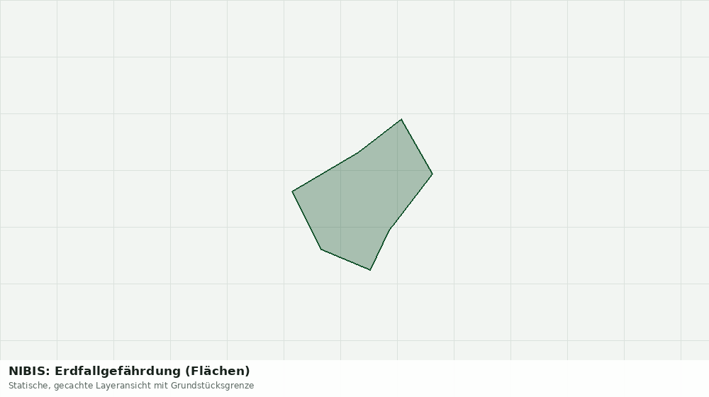 Statische Kartenansicht: NIBIS: Erdfallgefährdung (Flächen)