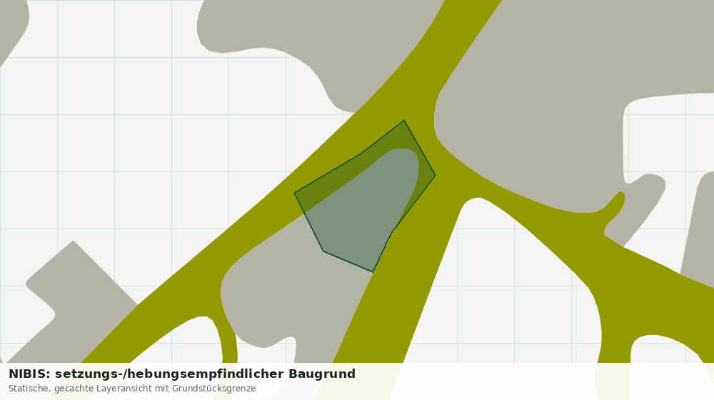 Statische Kartenansicht: NIBIS: setzungs-/hebungsempfindlicher Baugrund