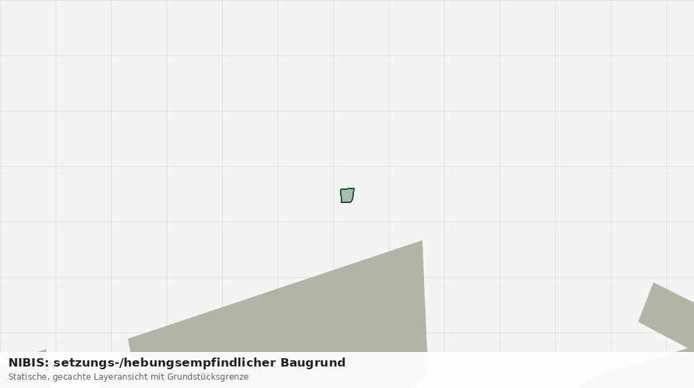 Statische Kartenansicht: NIBIS: setzungs-/hebungsempfindlicher Baugrund