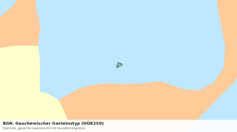 Statische Kartenansicht: BGR: Geochemischer Gesteinstyp (HÜK250)