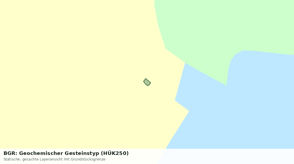 Statische Kartenansicht: BGR: Geochemischer Gesteinstyp (HÜK250)