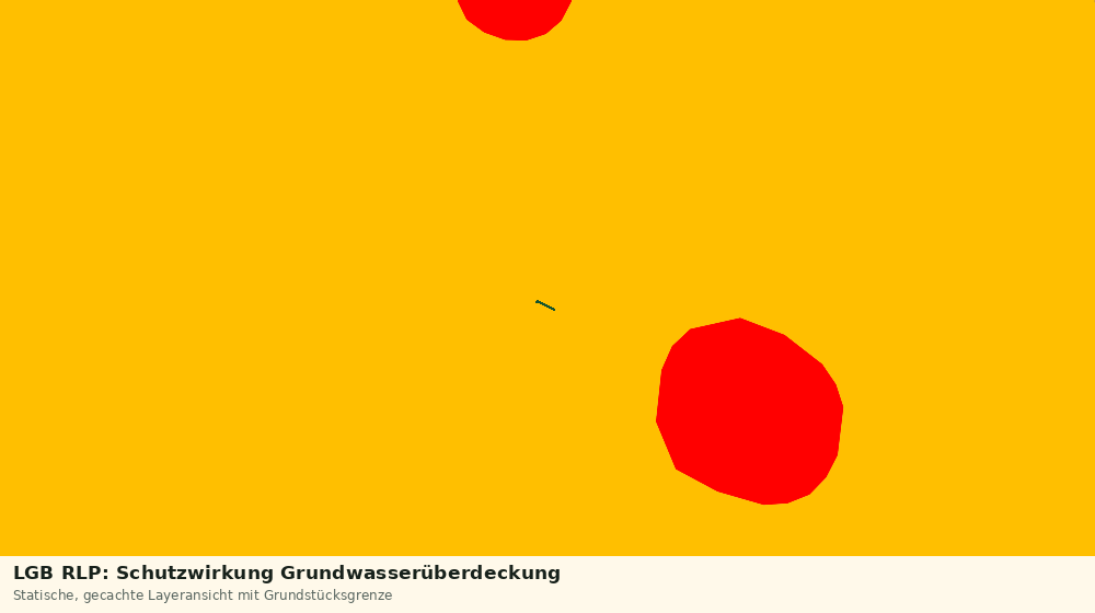 Statische Kartenansicht: LGB RLP: Schutzwirkung Grundwasserüberdeckung