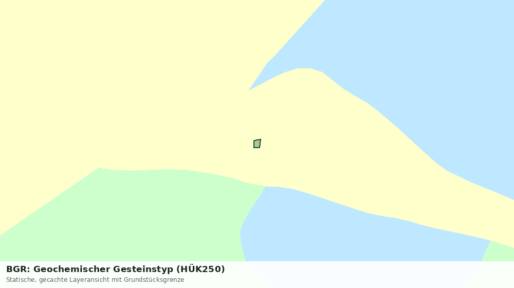 Statische Kartenansicht: BGR: Geochemischer Gesteinstyp (HÜK250)