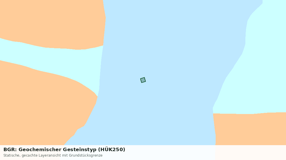Statische Kartenansicht: BGR: Geochemischer Gesteinstyp (HÜK250)